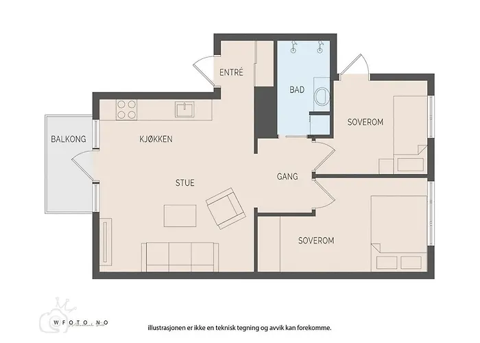 Modern 2br Balcony - Near Cruise Terminal Lägenhet